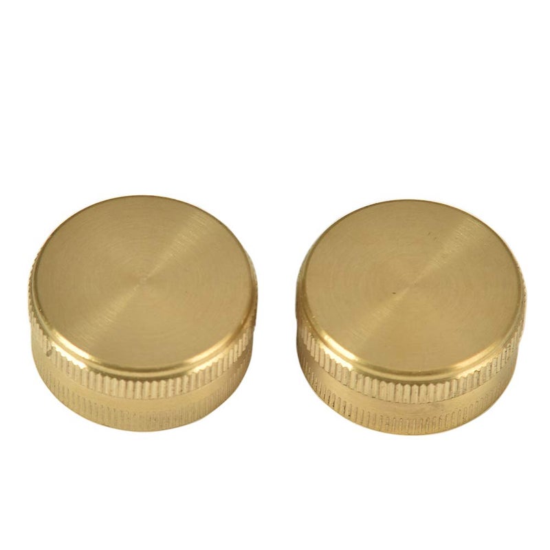 Sanpaint 2 Pack 3/4" Brass Garden Hose End Caps with Washers - Image 5